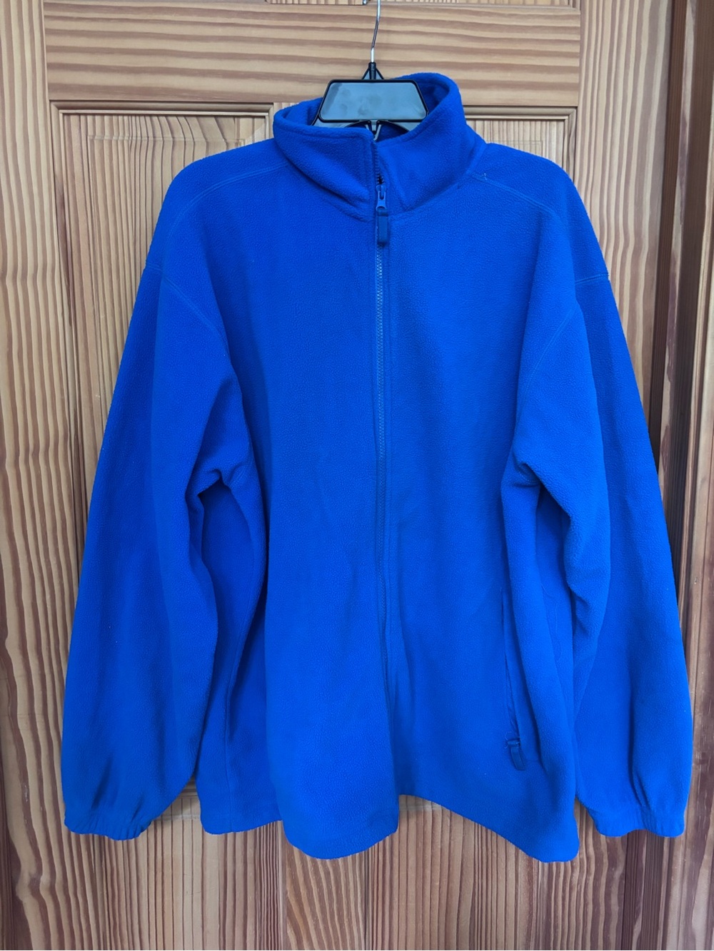 Men's Vintage Blue Full-Zip Fleece Jacket